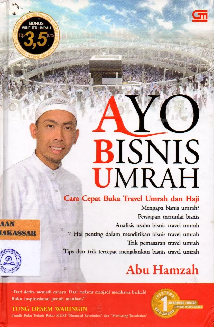Cover Ayo Bisnis Umrah : Cara Mudah Membangun Bisnis Travel Umrah / Abu Hamzah