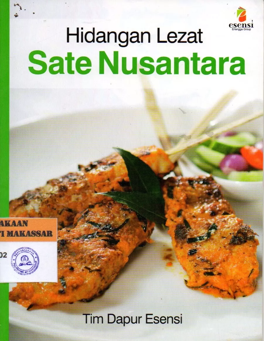 Cover Hidangan Lezat Sate Nusantara / Milly Indra Supit -