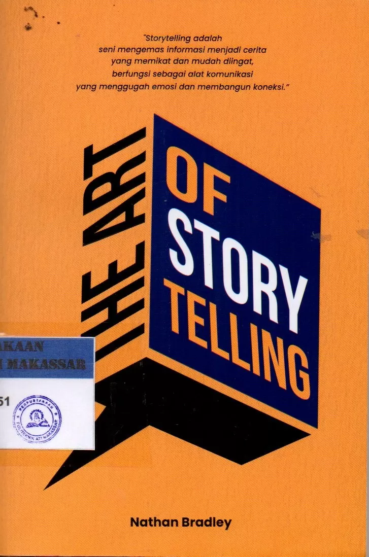 Cover The Art of Story Telling / Nathan Bradley